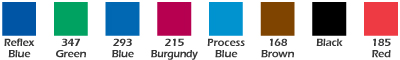 POS Standard Ink Colors