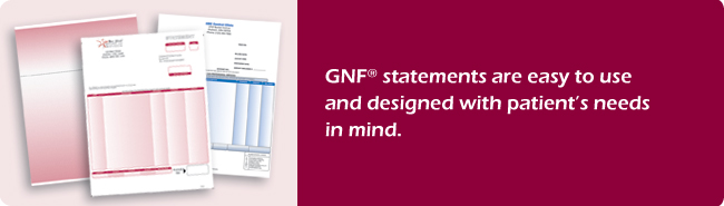 patient and customer statements - POS® statements are easy to use and designed with your patient’s needs in mind.